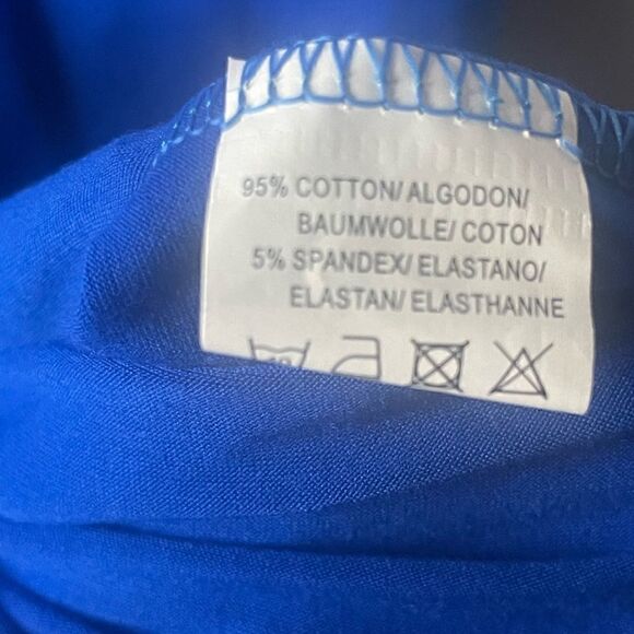 NWTs Acevog Stretchy Cotton Dress w/ Concealed Back Zip & Accentuating Waist XL - Picture 9 of 9